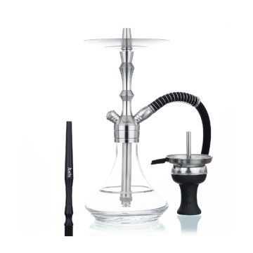 Cachimba Aladin MVP 360 Clear with Silver Ring