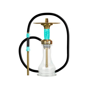 Cachimba DMNT Alkimia Premium - Gold Turquoise