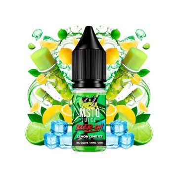 MSTQ Juice Nic Salts - Soler-Oh Lemon Lime Ice 10ml