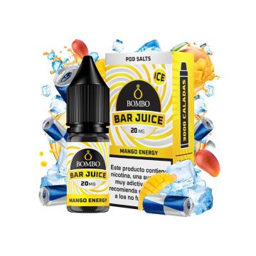 Bombo Bar Juice Salts 10ml Mango Energy Ice