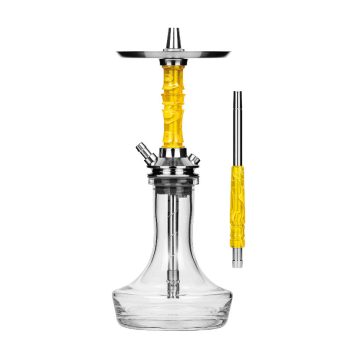 Moze Breeze Pro - Wavy Line Yellow Hookah