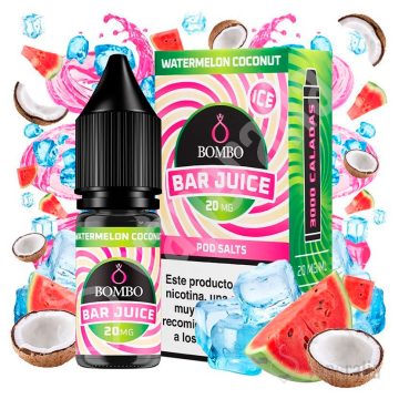 Bombo Bar Juice Salts 10ml Watermelon coconut Ice