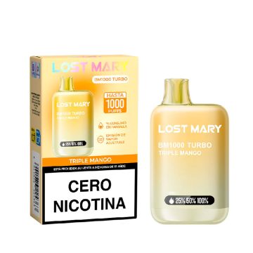 Lost Mary BM1000 Sin Nicotina Triple Mango