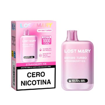 Lost Mary BM1000 Sin Nicotina Strawberry Ice
