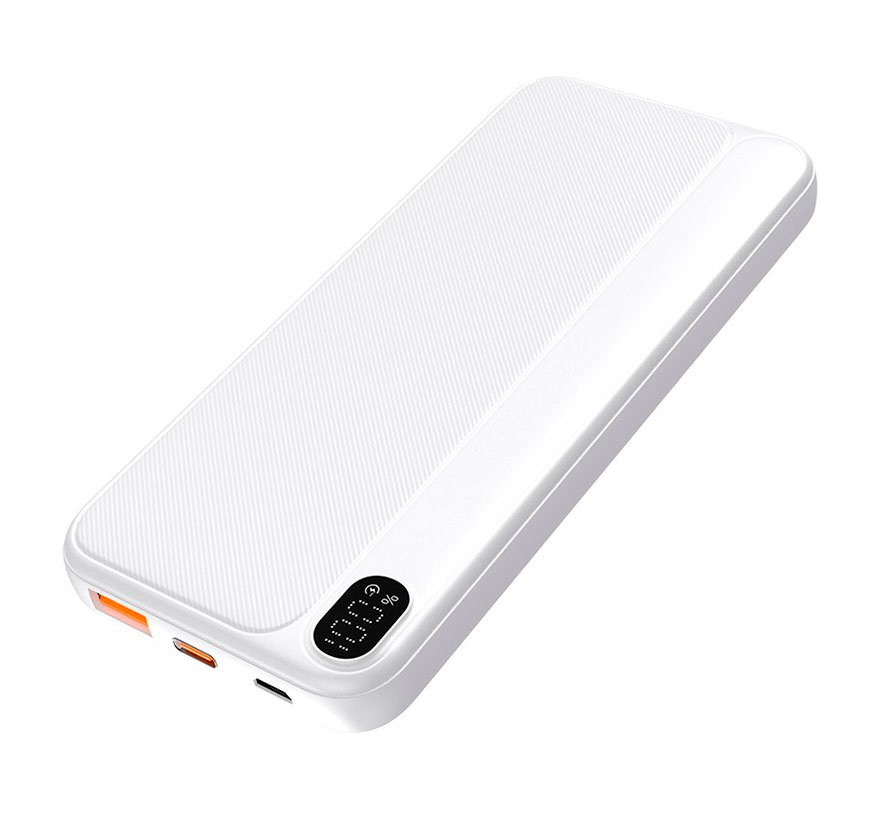 Bateria Externa Universal Power Bank 10.000 mAh (Tipo-C / Lightning) COOL Grip Blanco - Imagen 2