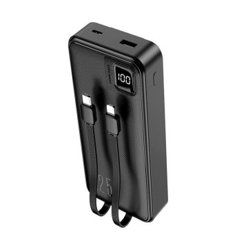 Bateria Externa Universal Power Bank 22.5W 20.000 mAh (Tipo-C / Lightning) COOL Negro
