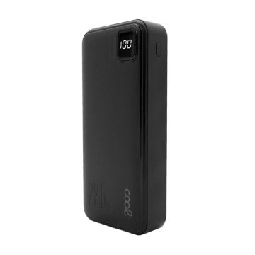 Bateria Externa Universal Power Bank 10.000 mAh (Tipo-C / Lightning) COOL Grip Negro