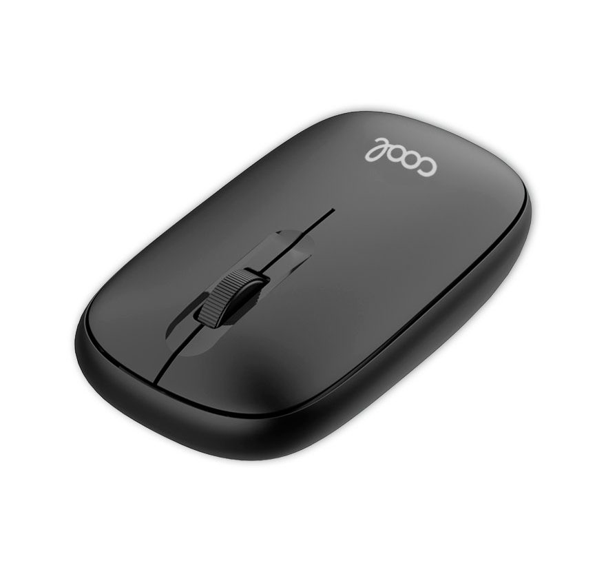 Ratón Inalámbrico COOL Slim Silencioso 2 en 1 (Bluetooth + Adap. USB) Negro - Imagen 3