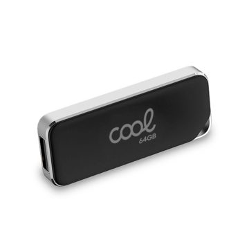 Pen Drive USB x64 GB 2.0 COOL Board Negro