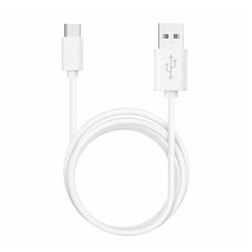 Cable USB Compatible COOL Universal TIPO-C (1.2 metros) Blanco 2.4 Amp