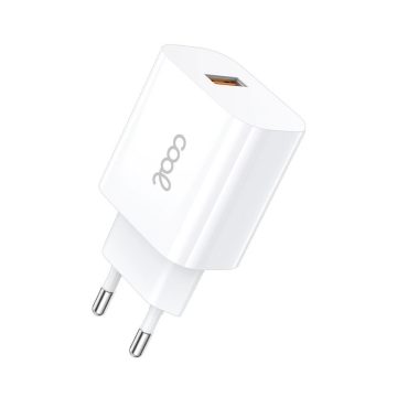 Cargador Red Adaptador 1x USB Universal COOL (2.4 Amp) Blanco