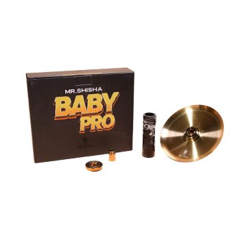 Mr. Shisha Baby Pro Gold Black