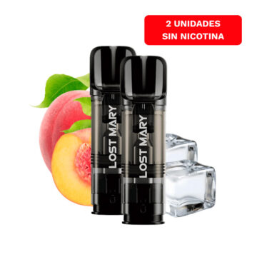 Lost Mary Tappo PRO x2 CAPSULAS Peach Sin Nicotina