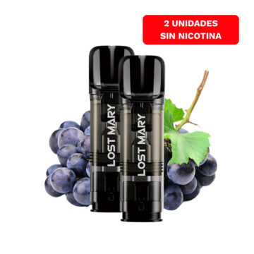 Lost Mary Tappo PRO x2 CAPSULAS Grape Sin Nicotina
