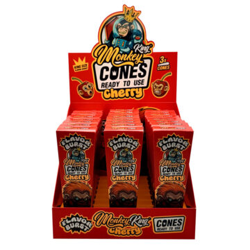 MONKEY FLAVOR CONES KS X3 CHERRY