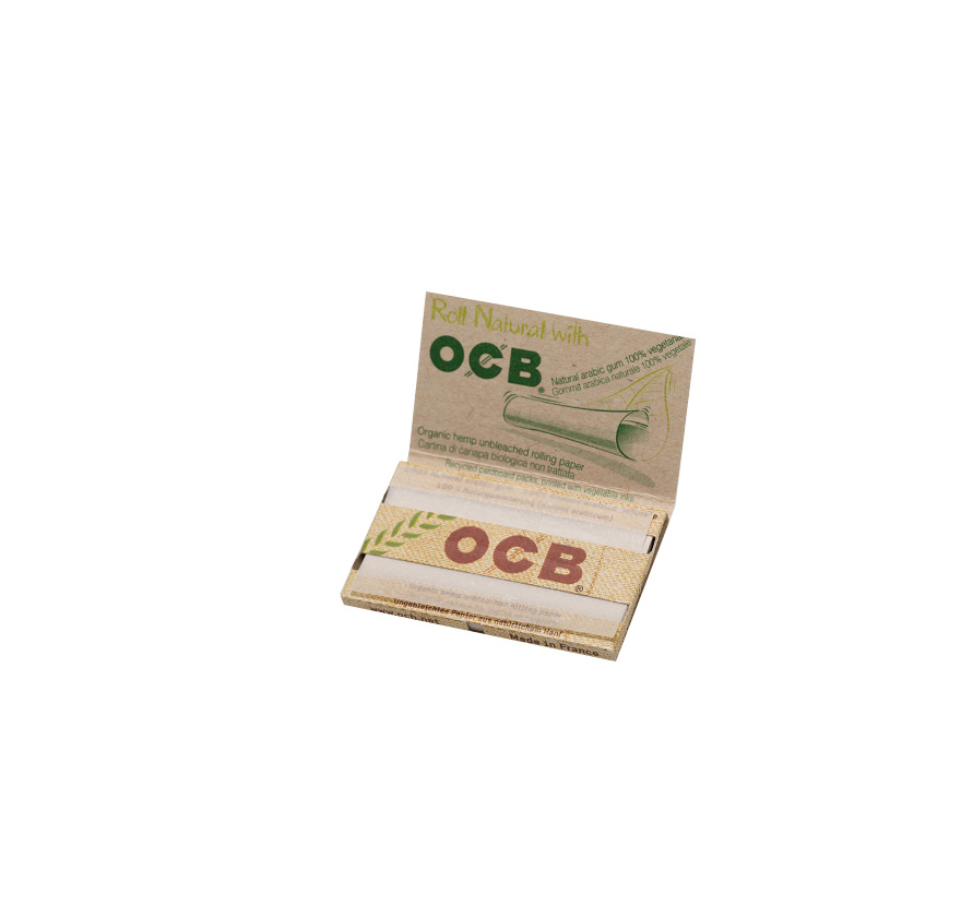 Papel de fumar OCB Organico 70mm Doble (Expositor) - Imagen 2