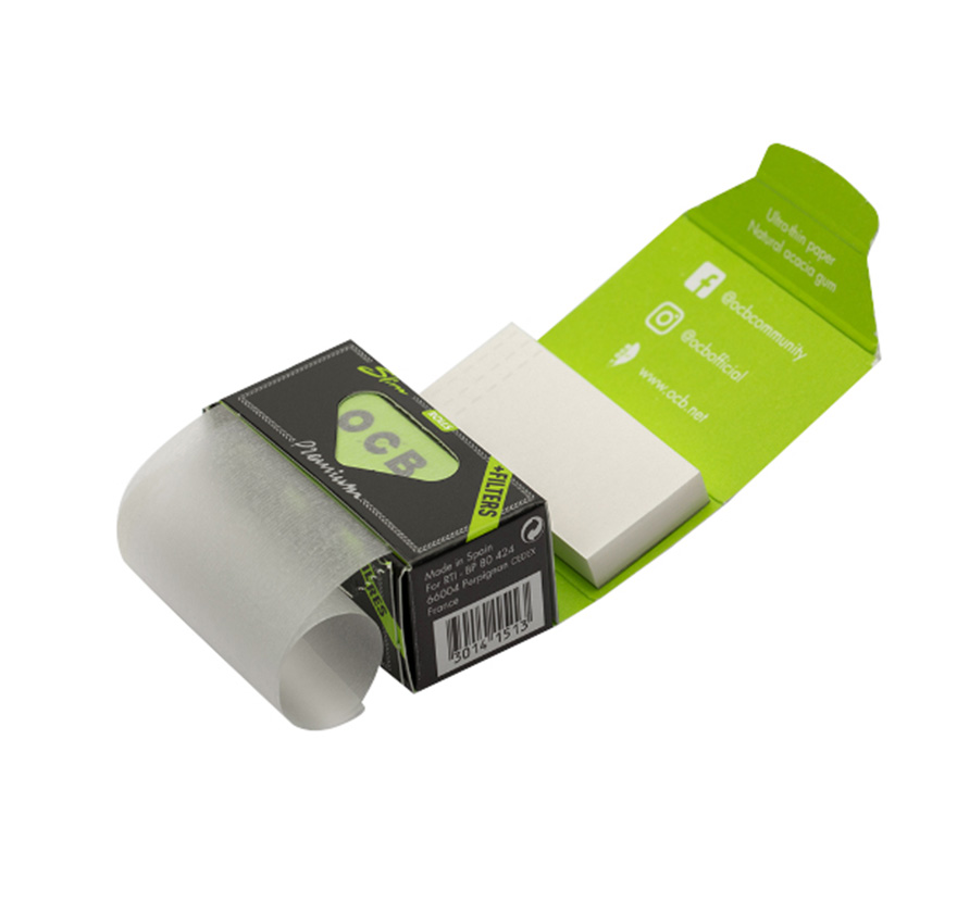 Papel de fumar OCB Rolls Slim Premium + Filtros (Expositor) - Imagen 2