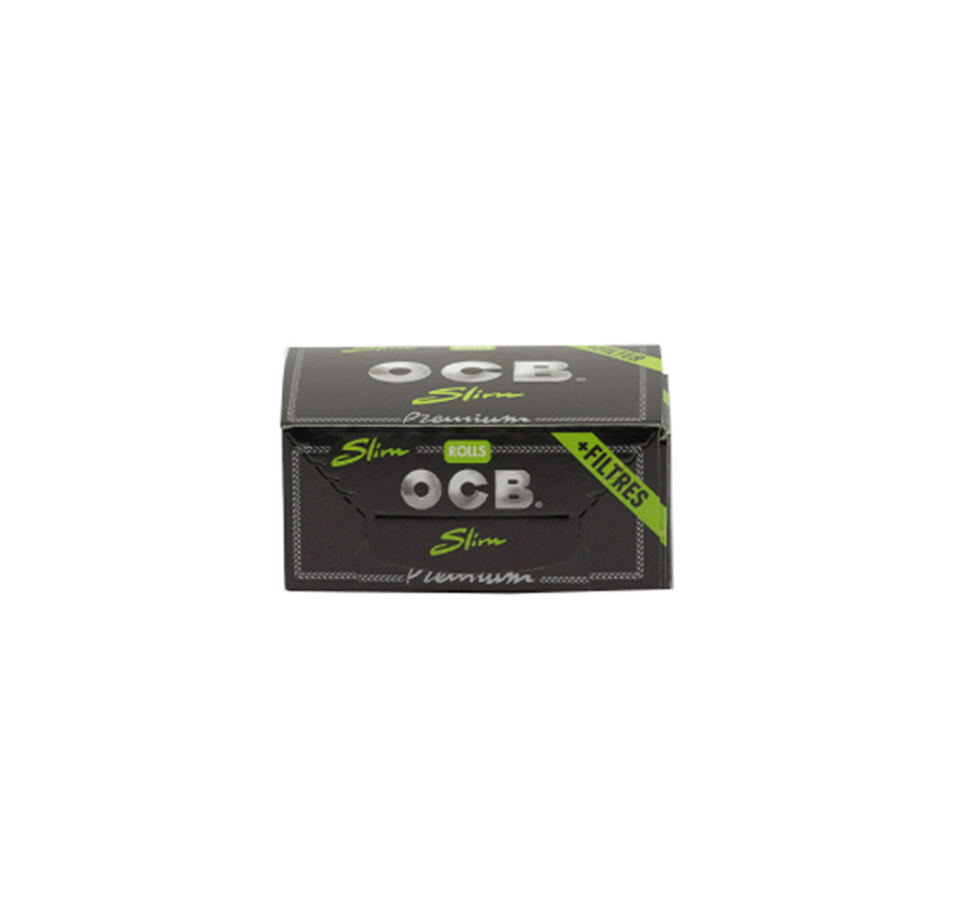 Papel de fumar OCB Rolls Slim Premium + Filtros (Expositor)