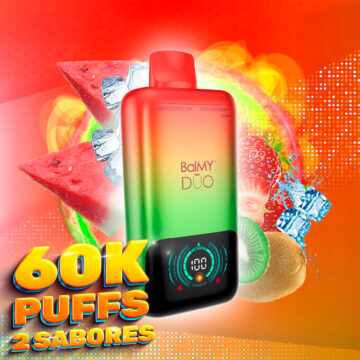 BalMY DUO ZERO 60000 puff - WATERMELON Y STRAWBERRY KIWI